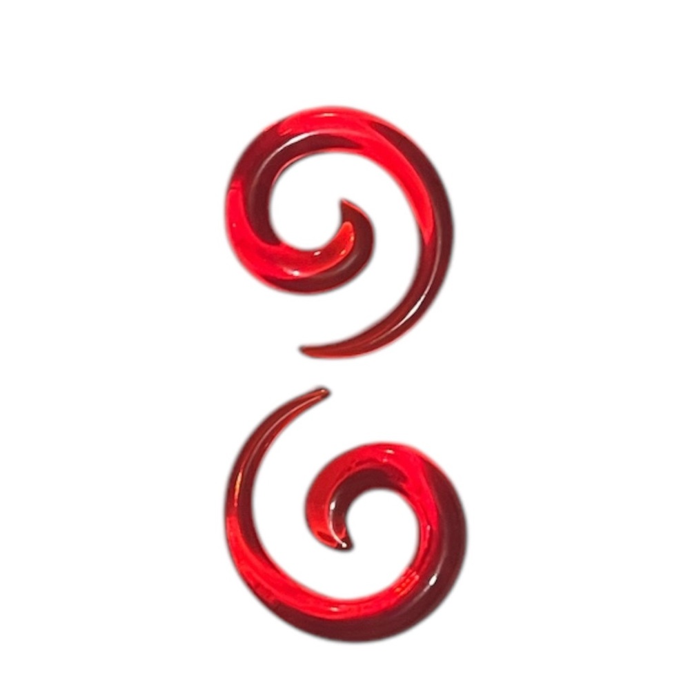 Pair of Brand New Acrylic Spiral Ear Stretcher size 2g